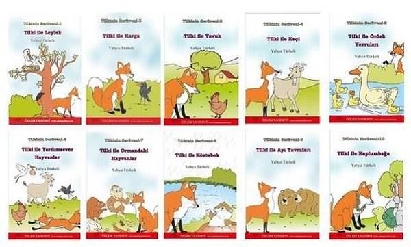 Tilkinin Serüveni-Düz Yazılı-10 Kitap Takım | Özlem Yayınevi (e-Kitap)  - Resim 1