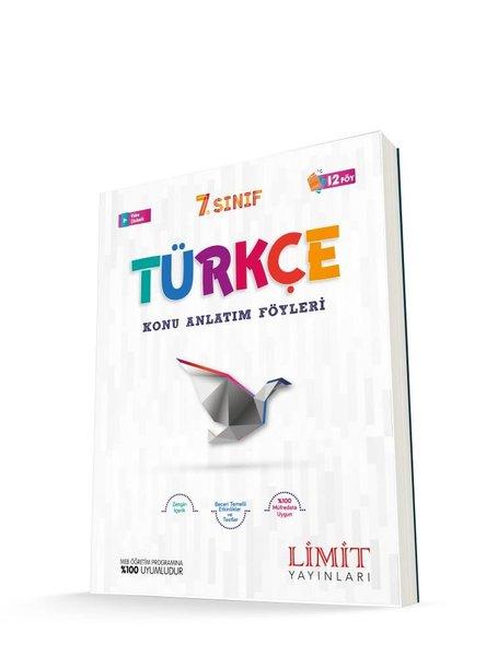 Limit 7.Sınıf Türkçe Konu Anlatım Föyleri | Limit Yayınları (İnce Kapak)  - Resim 1
