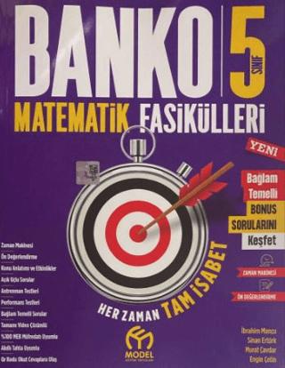 5. Sınıf Banko Matematik Fasikülleri | Model Eğitim Yayıncılık (Ciltsiz)  - Resim 1