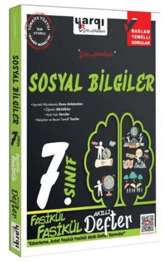 7. Sosyal Bilgiler Fasikül Fasikül Akıllı Defter | Yargı Yayınevi (Ciltsiz)  - Resim 1