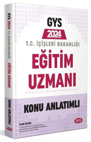 T.C. İçişleri Bakanlığı Eğitim Uzmanı GYS Konu Anlatımlı | Data Yayınları (Ciltsiz)  - Resim 1