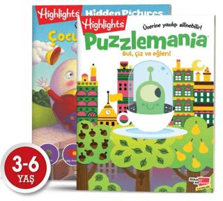 Highlights Puzzlemania (Wowo Bul, Çiz ve Eğlen) 2'li Set