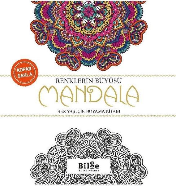 Renklerin Büyüsü - Mandala Her Yaş İçin Boyama Kitabı | Bilge Kültür Sanat (İnce Kapak)  - Resim 1
