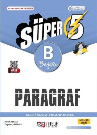 5. Sınıf Süper Paragraf B Soru Kitabı