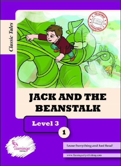 Jack And The Beanstalk English Level 3-1 (A2) - Kolektif - Flamingo Publishing kitap kapağı