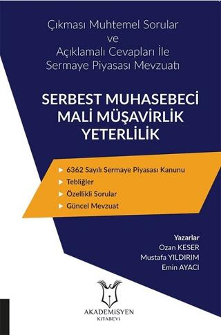 Serbest Muhasebeci Mali Müşavirlik Yeterlilik | Akademisyen Kitabevi (Ciltsiz)  - Resim 1