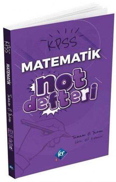 KPSS Matematik El Yazısı Konu Anlatım Defteri | KR Akademi (İnce Kapak)  - Resim 1