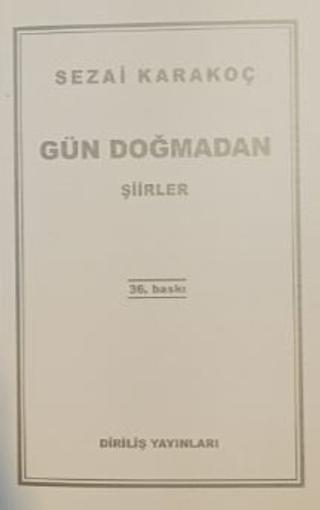 Gün Doğmadan