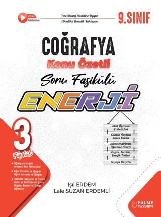 9. Sınıf Enerji Coğrafya Konu Özetli Soru Fasikülleri (3 Fasikül)