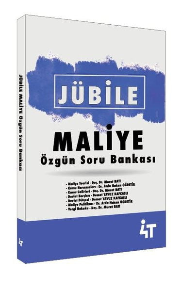 Jübile - Maliye Özgün Soru Bankası - Arda Hakan Öğretir kitap kapağı