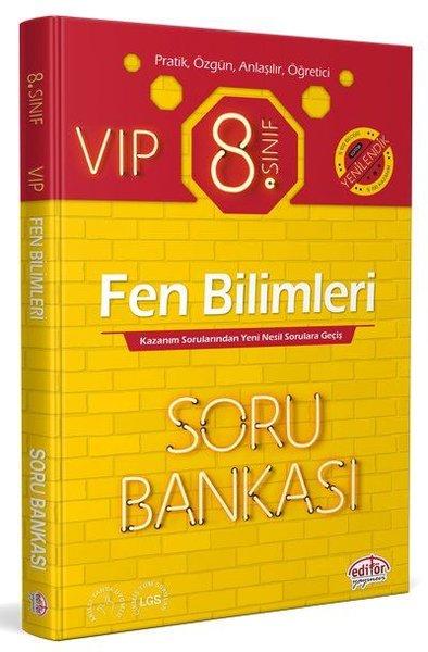 8.Sınıf VIP Fen Bilimleri Soru Bankası | Editör (İnce Kapak)  - Resim 1