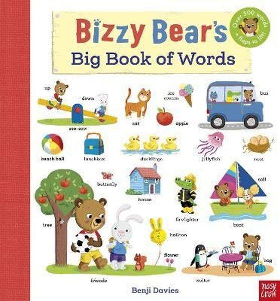 Bizzy Bear's Big Book of Words | NOSY CROW (Ciltli)  - Resim 1