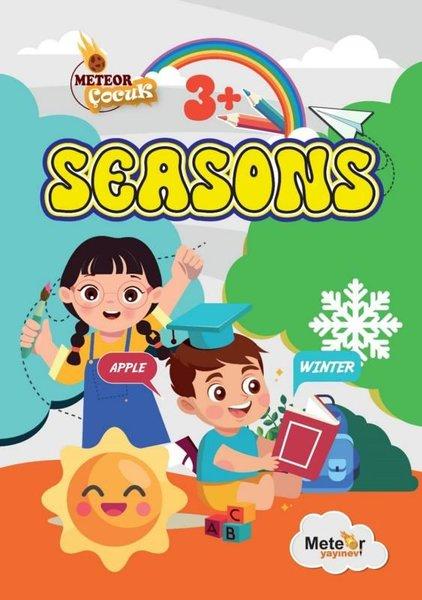 Seasons Mevsimler Türkçe - İngilizce Boyama Kitabı 3+ Yaş | Meteor Yayınevi (İnce Kapak)  - Resim 1