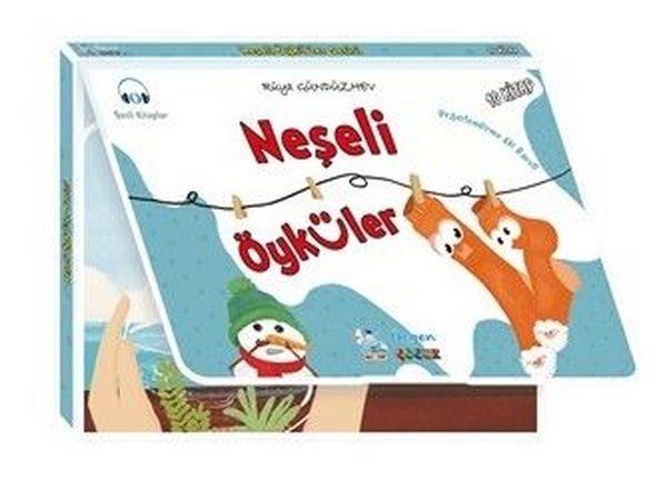 Neşeli Öyküler Seti - 10 Kitap Takım - Kutulu 16 Sayfa (10 Kitaplı Okuma Seti + Değerlendirme Eki) | Üçgen Çocuk (İnce Kapak)  - Resim 1