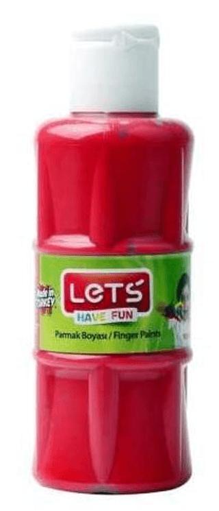 Lets Parmak Boya 100 Ml Kırmızı L5654 | Lets - Resim 1