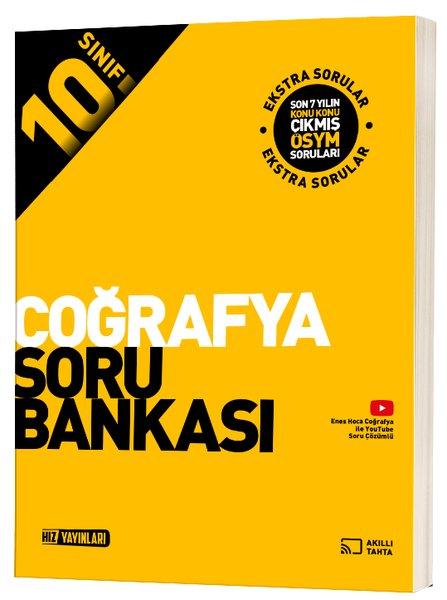 10. Sınıf Coğrafya Soru Bankası | Hız Yayınları (İnce Kapak)  - Resim 1