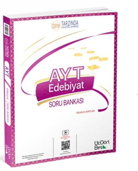 AYT Edebiyat Soru Bankası | Üç Dört Beş Yayınları (İnce Kapak)  - Resim 1