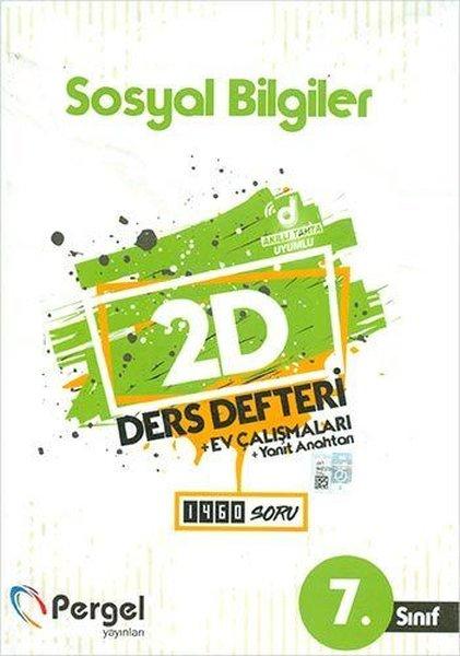 7.Sınıf Sosyal Bilgiler 2D Ders Defteri | Pergel (İnce Kapak)  - Resim 1