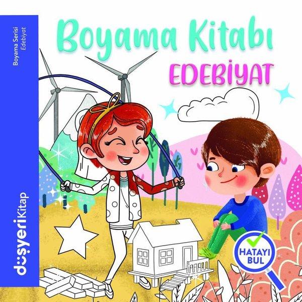 Edebiyat Boyama Kitabı | Düşyeri Yayınları (İnce Kapak)  - Resim 1