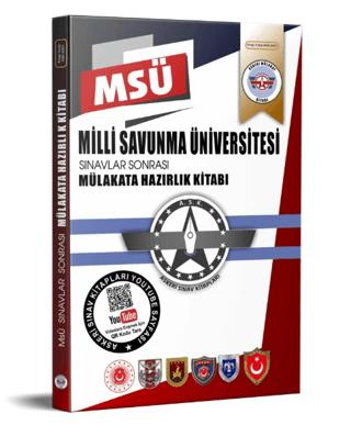 MSÜ Sınavlar Sonrası Mülakata Hazırlık Kitabı | Askeri Sınav Kitapları (Ciltsiz)  - Resim 1