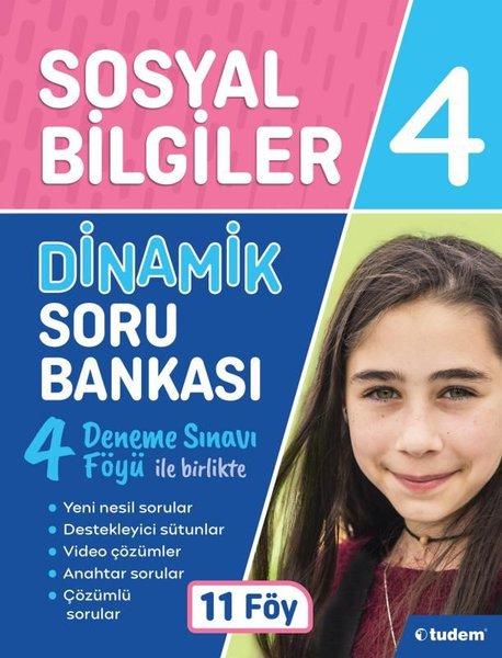 4.Sınıf Sosyal Bilgiler Dinamik Soru Bankası | Tudem Yayınları - Ders Kitapları (İnce Kapak)  - Resim 1