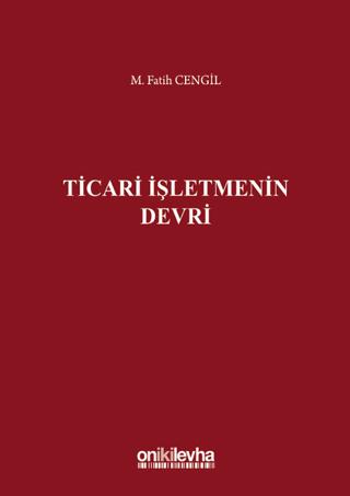 Ticari İşletmenin Devri | On İki Levha Yayınları (Ciltli)  - Resim 1