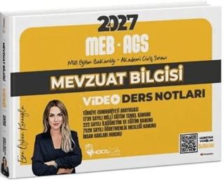 2027 MEB AGS Mevzuat Bilgisi Video Ders Notları | Hoca Kafası Yayınları (Ciltsiz)  - Resim 1