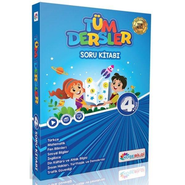 4. Sınıf Tüm Dersler Soru Bankası | Köşebilgi Yayınları (İnce Kapak)  - Resim 1