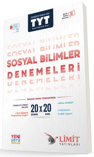 YKS TYT Sosyal Bilimler 20x20 Deneme Sınavları
