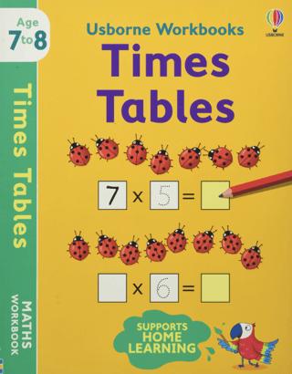 Usborne Workbooks Times Tables 7-8 | Usborne (Ciltsiz)  - Resim 1