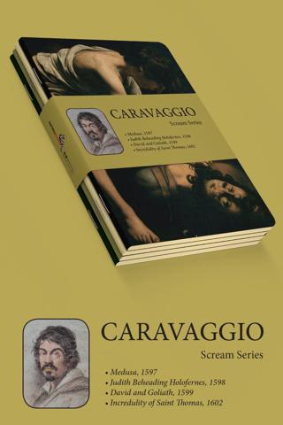 Caravaggio Dörtlü Defter Seti II - Scream Series A6 | Retronote - Resim 1