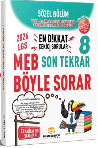 2026 LGS Son Tekrar Sözel Soru Bankası