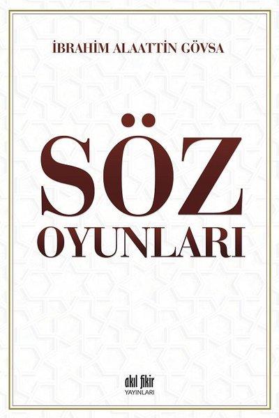 Söz Oyunları | Akıl Fikir Yayınları (İnce Kapak)  - Resim 1