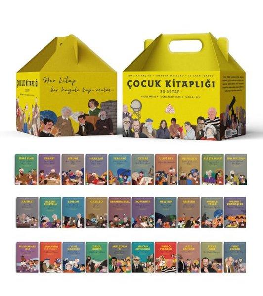 Çocuk Kitaplığı Seti - 30 Kitap Takım+Soru Kitapçığı - Ebeveyn Mektubu ve Sticker İlaveli | Nesil Çocuk Yayınları (İnce Kapak)  - Resim 1