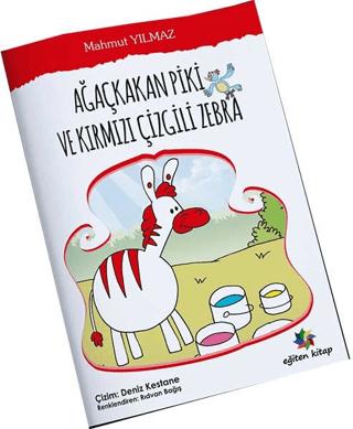 Ağaçkakan Piki Ve Kırmızı Çizgili Zebra | Eğiten Kitap (Ciltsiz)  - Resim 1
