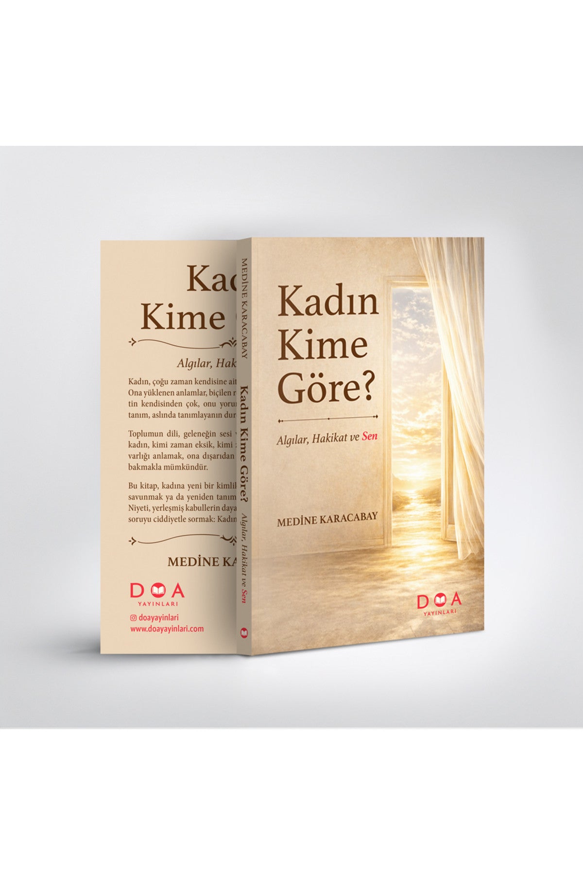 Kadın Kime Göre? - Medine Karacabay kitap kapağı