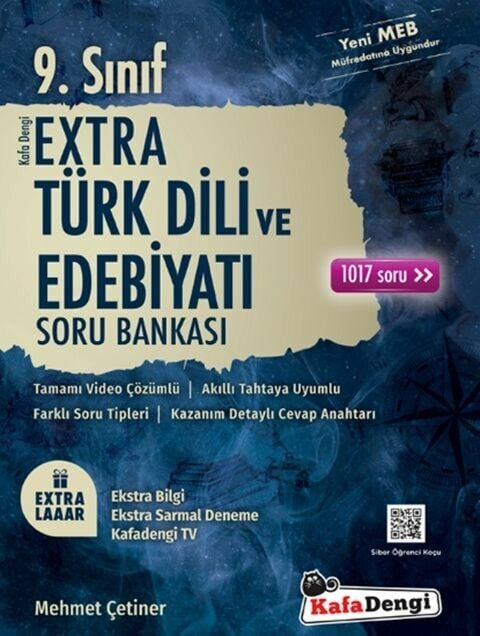 Kafa Dengi Yayınları 9. Sınıf Türk Dili ve Edebiyatı Extra Soru Bankası - Kolektif kitap kapağı