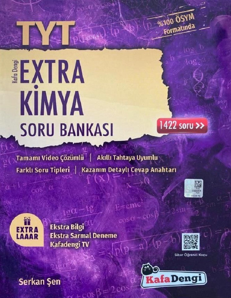 Kafadengi 2024 Tyt Kimya Extra Soru Bankası - Serkan Şen kitap kapağı