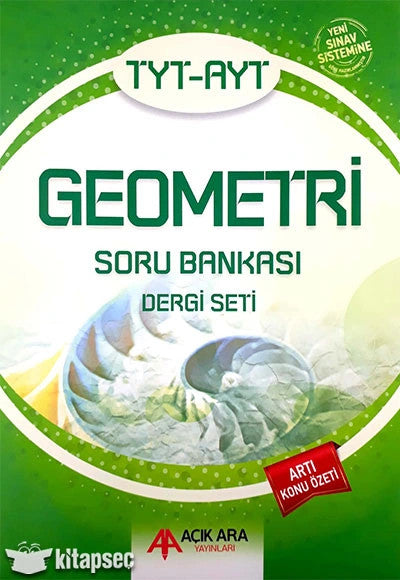*Kampanya* Tyt Ayt Geometri Soru Bankası Dergi Seti Açıkara kitap kapağı