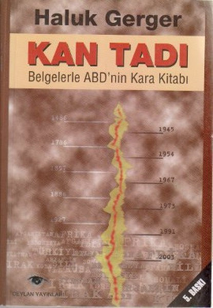 Ceylan Yayıncılık Kan Tadı - Haluk Gerger kitap kapağı