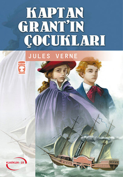 Kaptan Grant'ın Çocukları - Jules Verne kitap kapağı