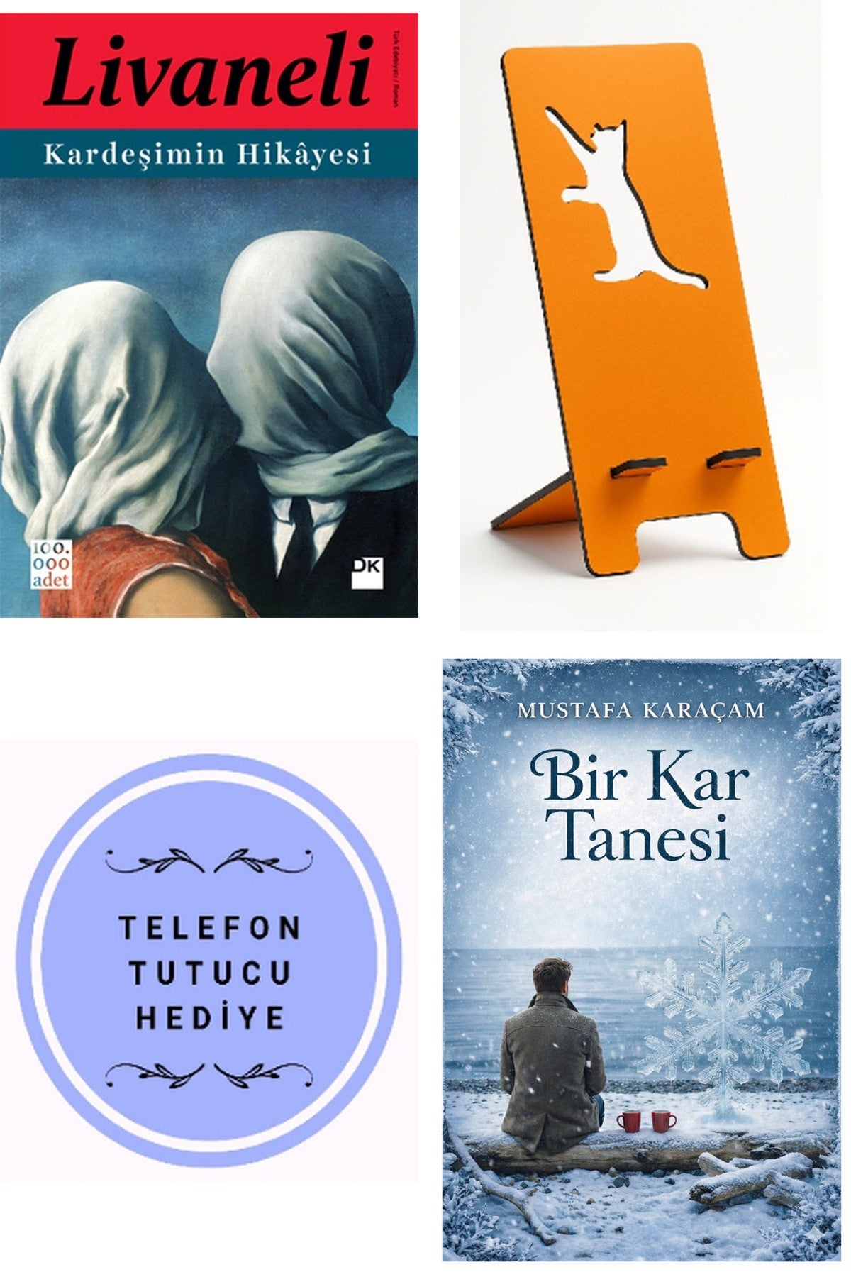 Kardeşimin Hikayesi - Zülfü Livaneli + Telefon Tutucu + Bir Kar Tanesi kitap kapağı