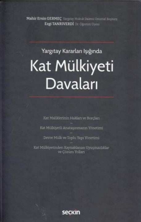 Kat Mülkiyeti Davaları - Mahir Ersin Germeç kitap kapağı