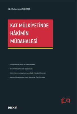 Kat Mülkiyetinde Hakimin Müdahalesi - Muhammet Sönmez kitap kapağı