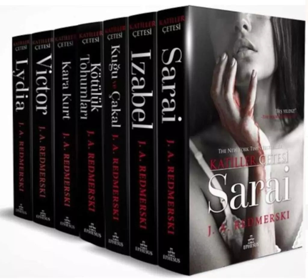 Katiller Çetesi Seti-7 Kitap Takım - J. A. Redmerski kitap kapağı