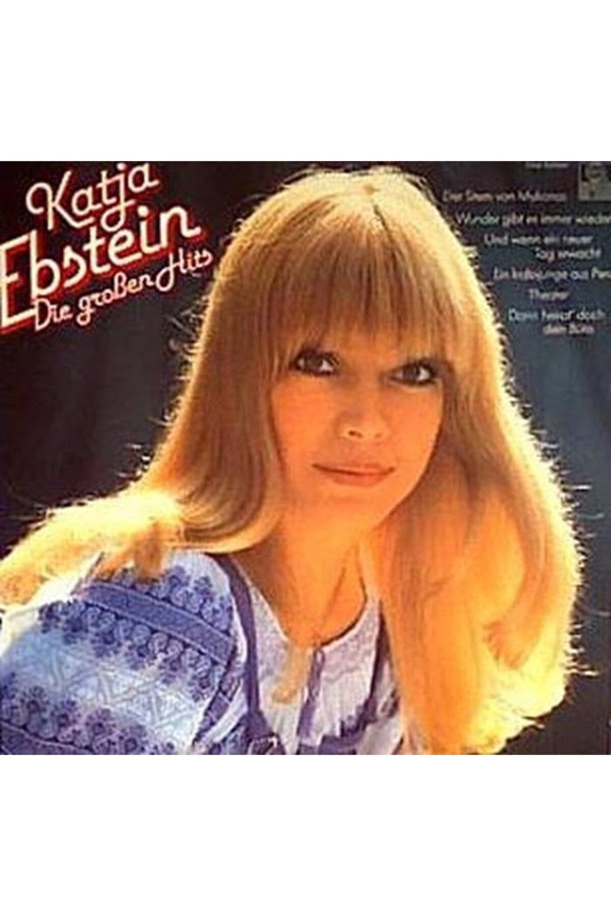 Katja Ebstein Die Großen Hits / Pop Vinly Plak Alithestereo - (33'Lük Lp Plak) kitap kapağı