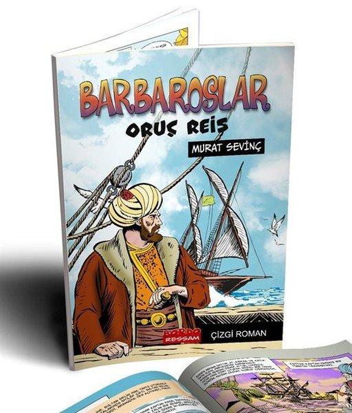 Barbaroslar Oruç Reis | Bordo Ressam (İnce Kapak)  - Resim 1