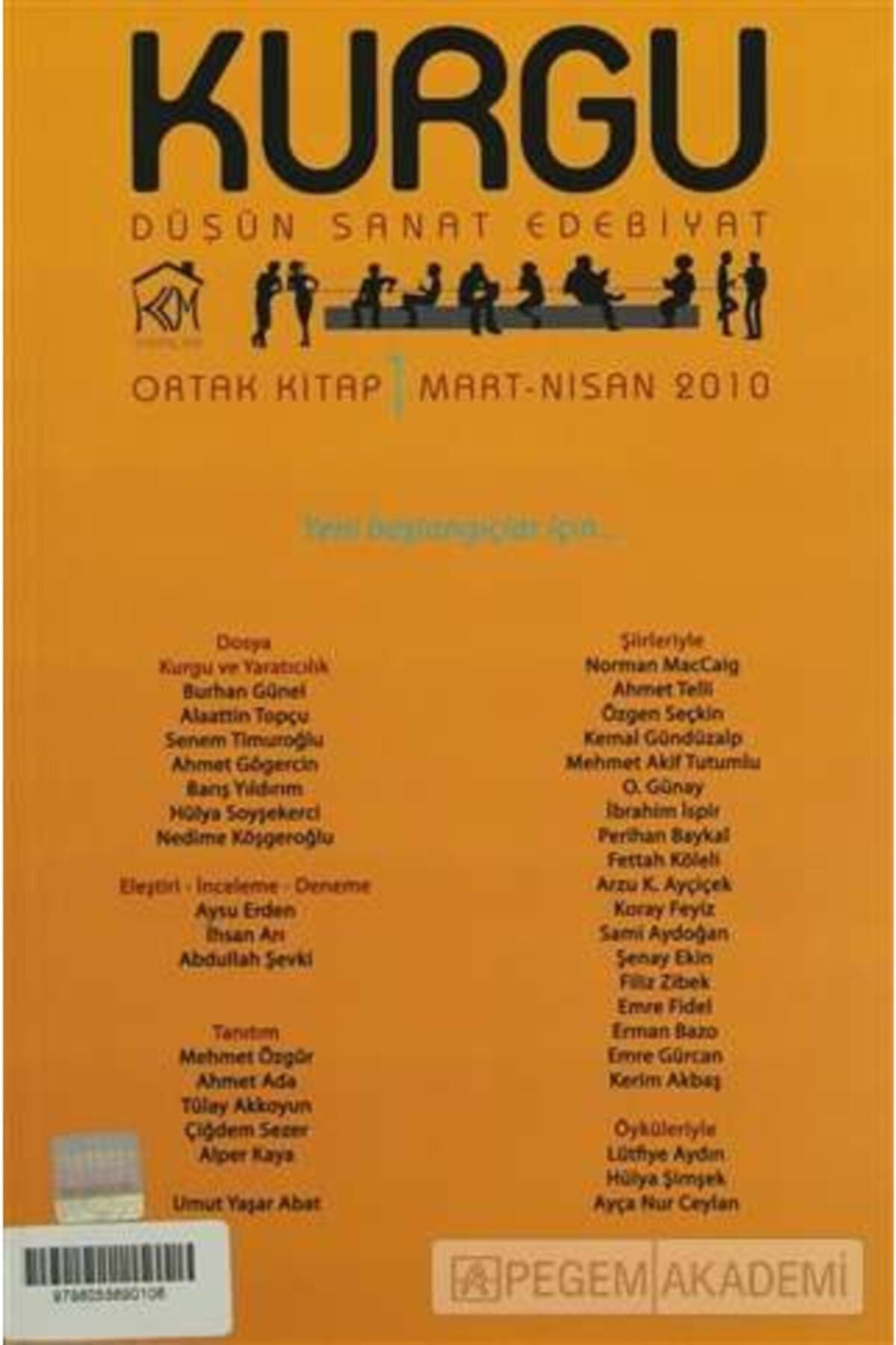 Kekeme Yayınları Kurgu Düşün Sanat Edebiyat 1 kitap kapağı