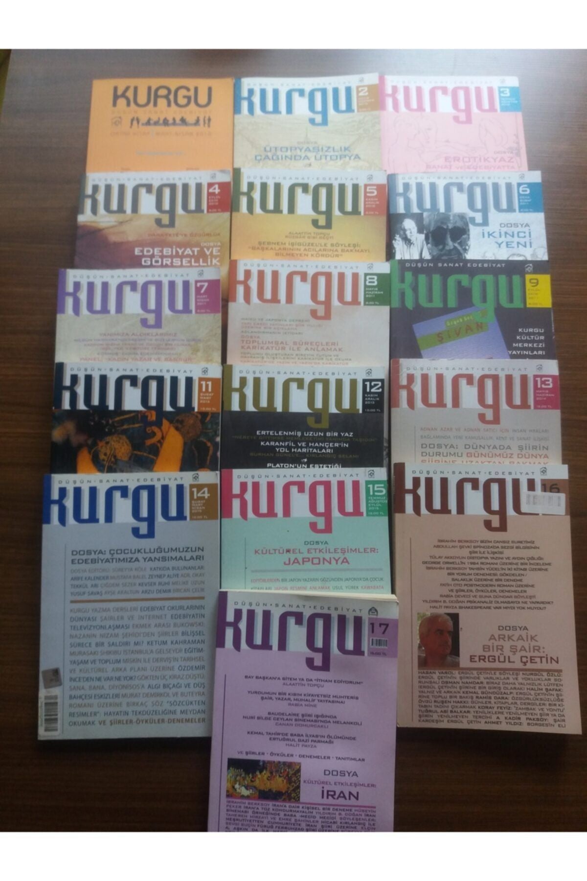 Kekeme Yayınları Kurgu Düşün Sanat Edebiyat 16 Sayı Birden kitap kapağı