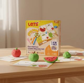 Let's Lezzetli Meyveler Oyun Hamuru Matı Seti | Lets - Resim 1